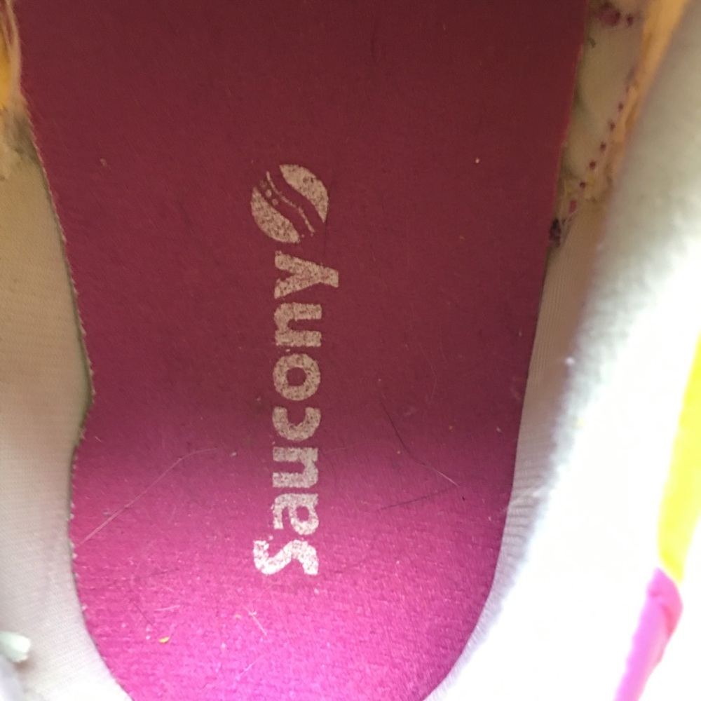 Saucony Women’s shoes “Jazz”, size 8.5, YellowPink - Picture 8 of 9